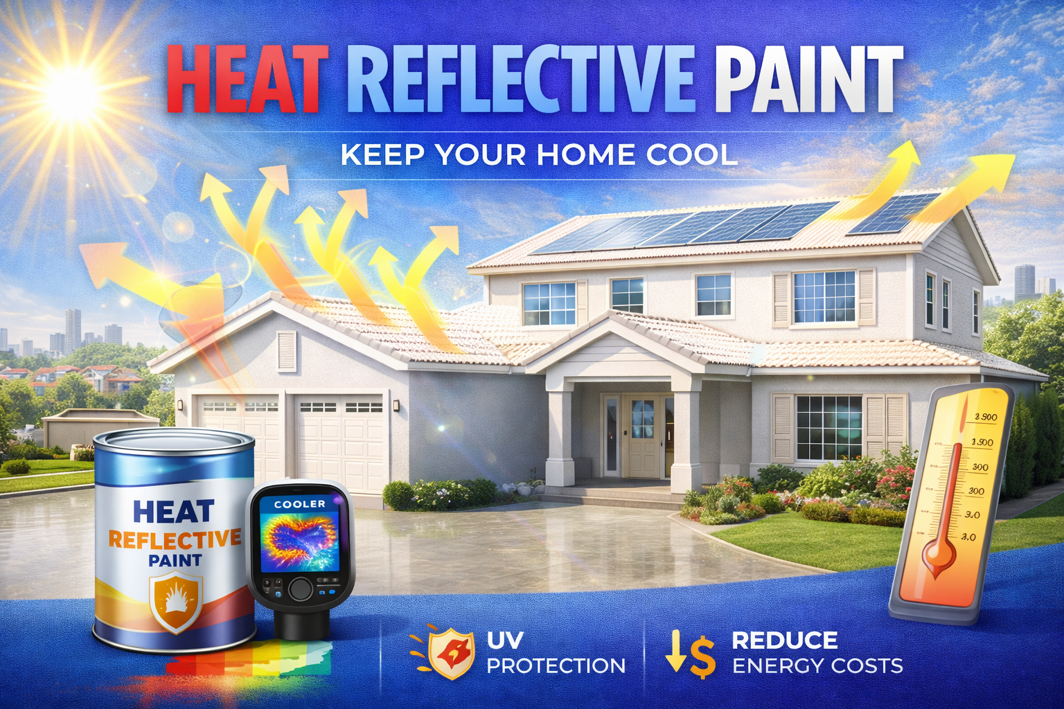 Heat Reflective Paint for Cooler Buildings