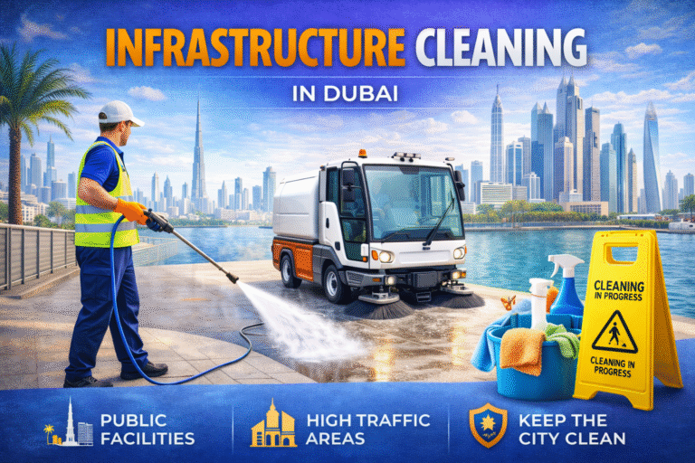 Infrastructure Cleaning in Dubai | Industrial & Public Cleaning Experts