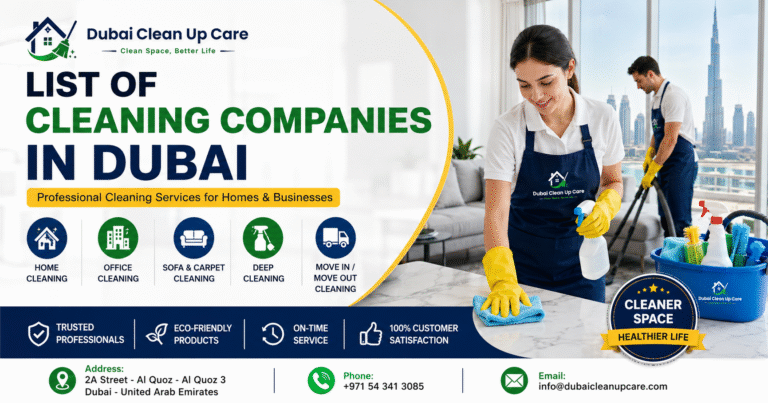 list of cleaning companies in dubai