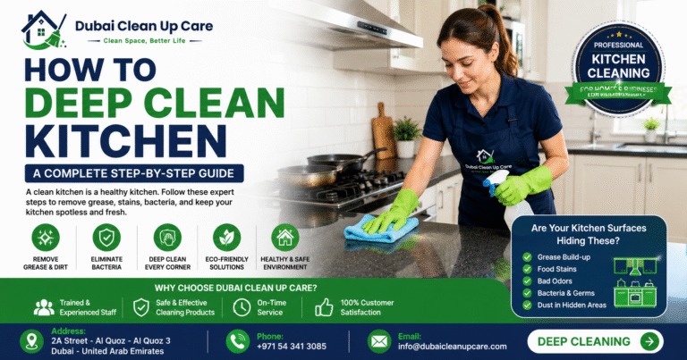 how to deep clean kitchen
