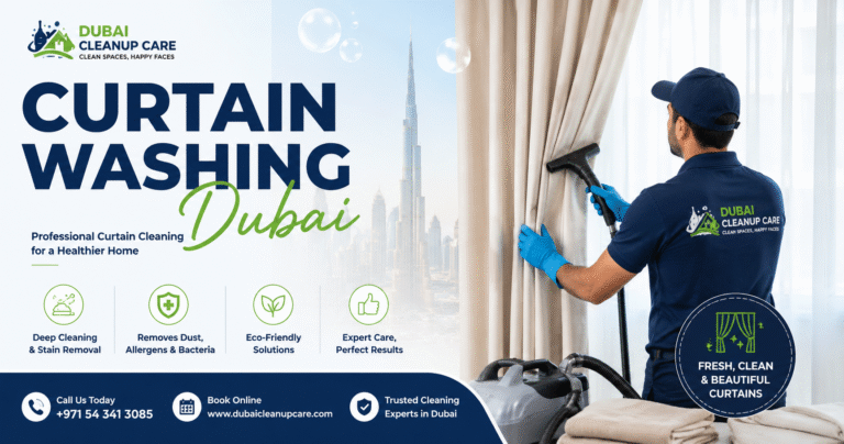 Curtain Washing Dubai | Expert Cleaning & Care Services