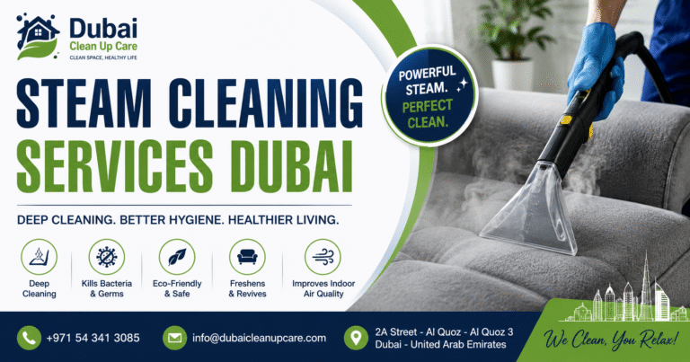 Steam Cleaning Services Dubai | Deep Clean Your Space