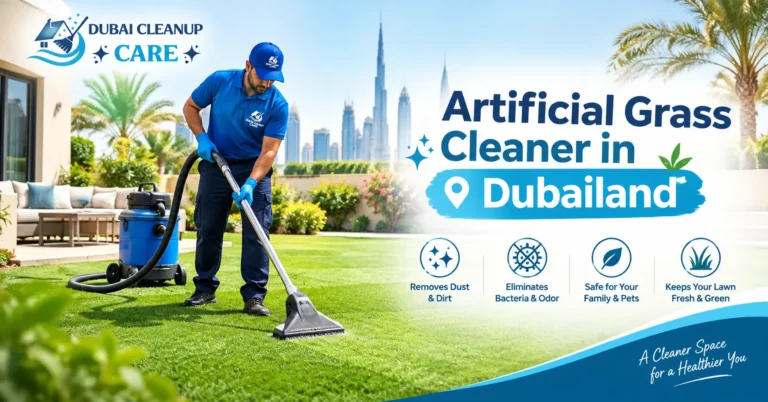 artificial grass cleaner in Dubailand