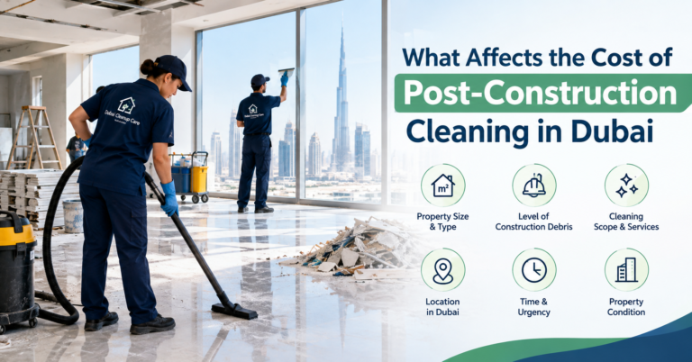 cost of post-construction cleaning in Dubai